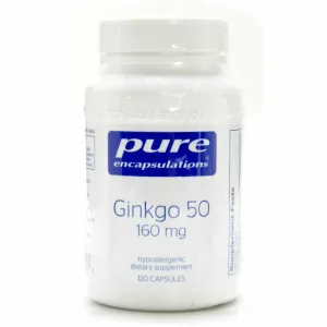Ginkgo 50 160 mg 120 vcaps by Pure Encapsulations