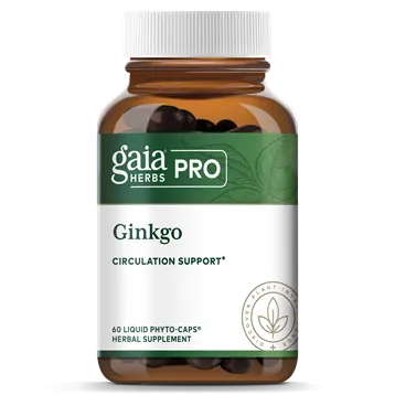 Ginkgo 60 liquid phyto-caps by Gaia Herbs Pro