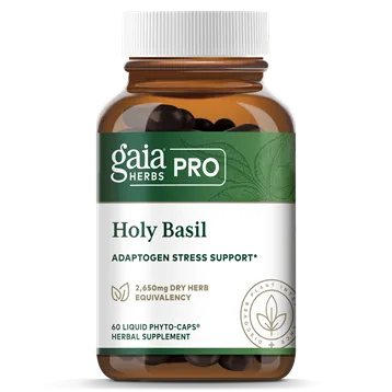 Holy Basil 60 liquid phyto-caps by Gaia Herbs Pro