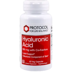 Hyaluronic Acid 100 mg 60 vcaps by Protocol For Life Balance