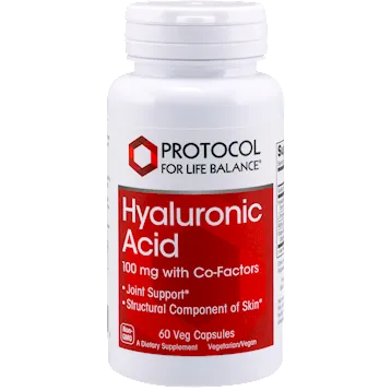 Hyaluronic Acid 100 mg 60 vcaps by Protocol For Life Balance
