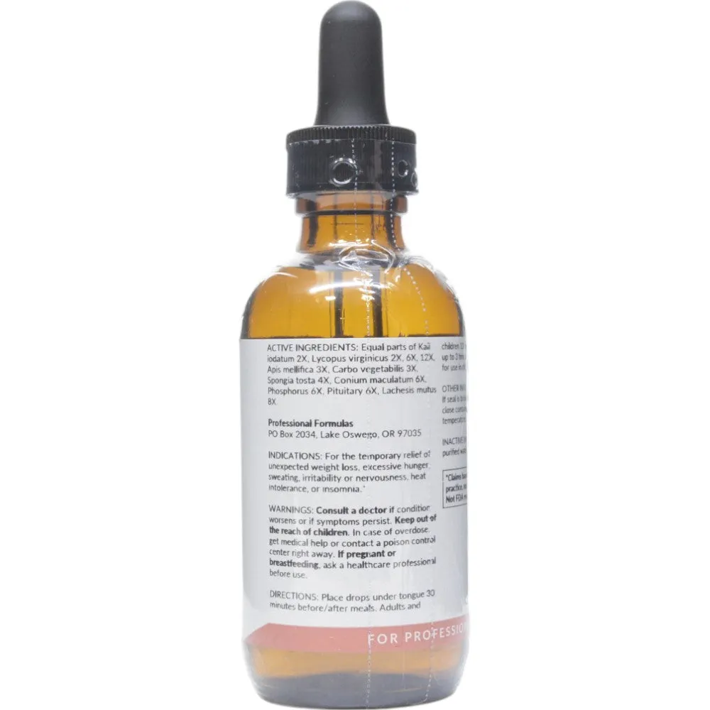 Hyperthyroid Drops 2 oz by Professional Formulas