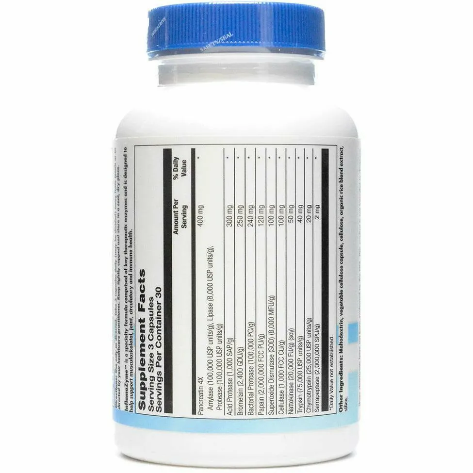 InflamaZyme 90 vcaps by BioGenesis