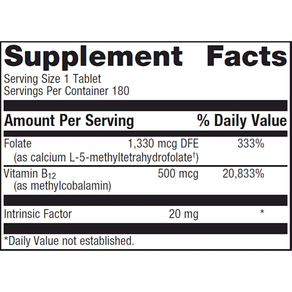 Intrinsi Vitamin B12-Folate by Metagenics