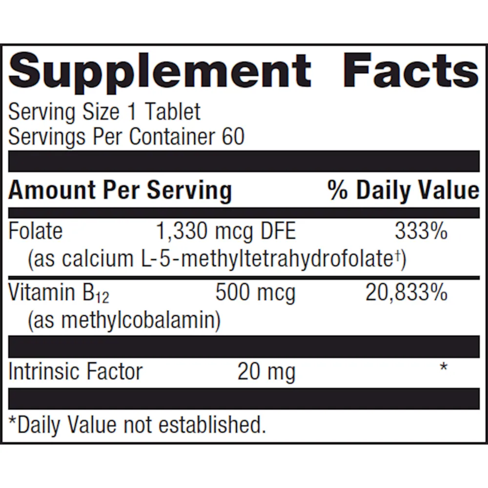 Intrinsi Vitamin B12-Folate by Metagenics