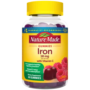 Iron 18 mg Gummies with Vitamin C
