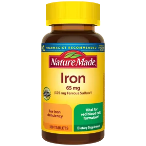 Iron 65 mg Tablets (325 mg Ferrous Sulfate)