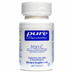 Iron-C 60 vcaps by Pure Encapsulations