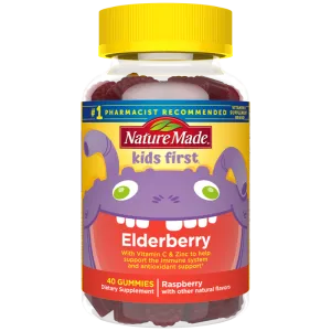 Kids First Elderberry with Vitamin C and Zinc Gummies