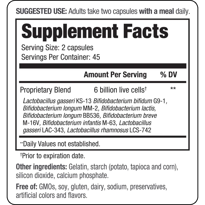 Kyo-Dophilus Multi 9 Probiotic 90 caps by Wakunaga
