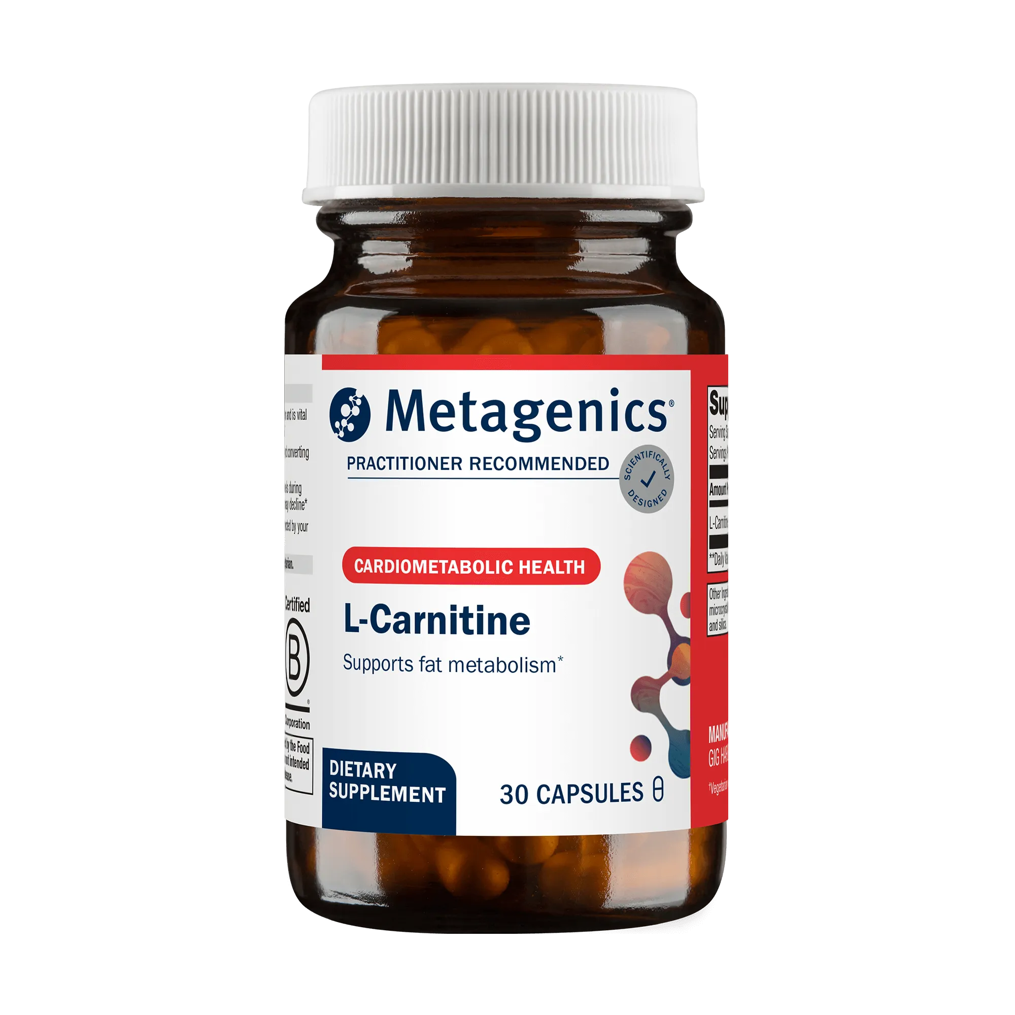 L-Carnitine 30 Capsules by Metagenics