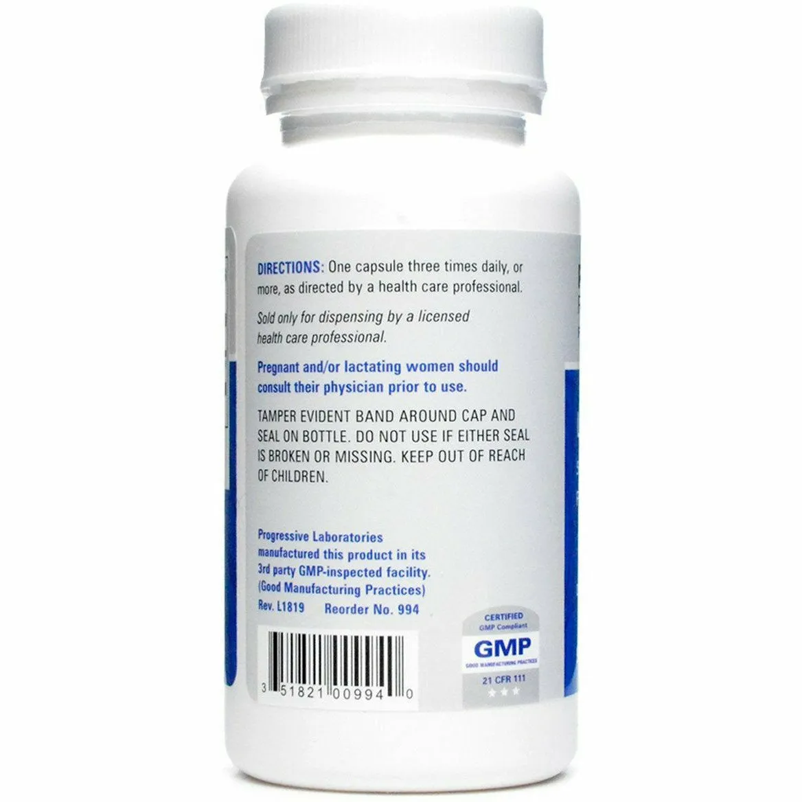 L-Tyrosine 500 mg 90 caps by Progressive Labs