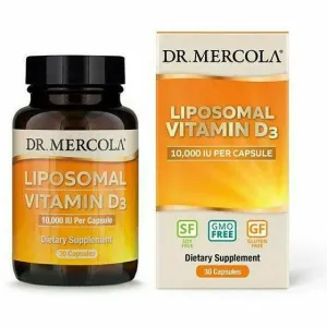 Lipsomal Vitamin D3 10.000 IU 30 caps by Dr. Mercola