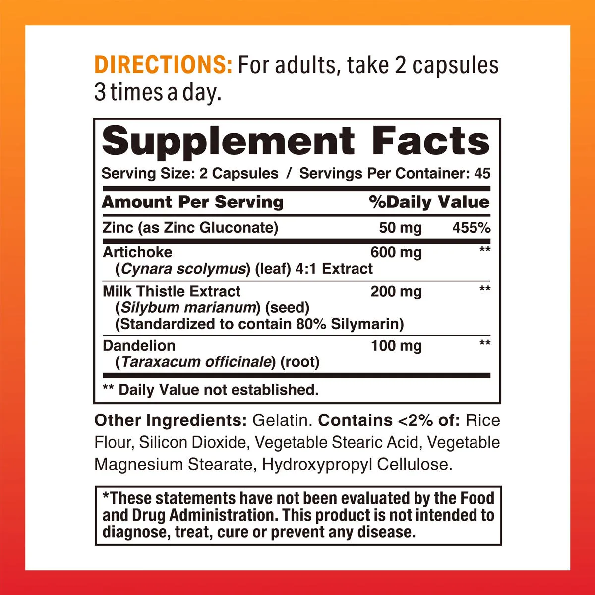 Liver Cleanse Detox Formula 90 Rapid Release Capsules by Vitamin World