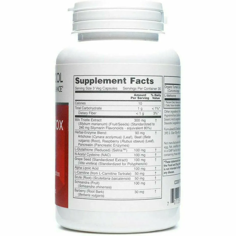 Liver Detox 90 caps by Protocol For Life Balance