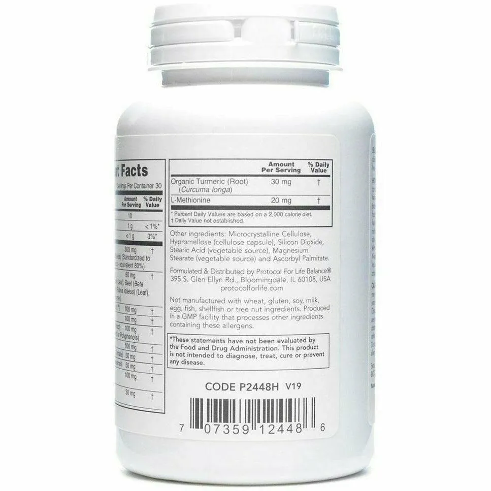 Liver Detox 90 caps by Protocol For Life Balance