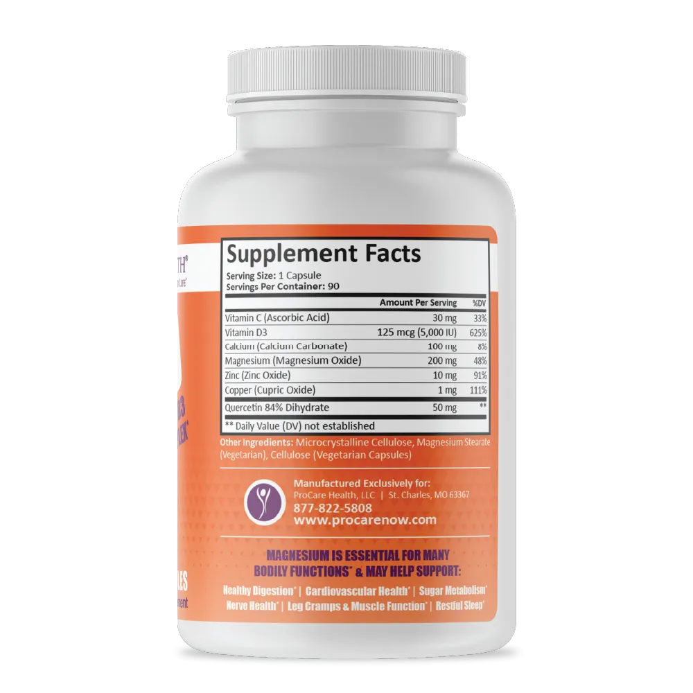 Mag-D | Immunity Support Complex | Capsule | 90 Count