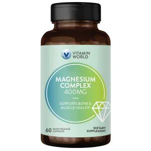 Magnesium Complex 400 mg Rapid Release Capsules by Vitamin World