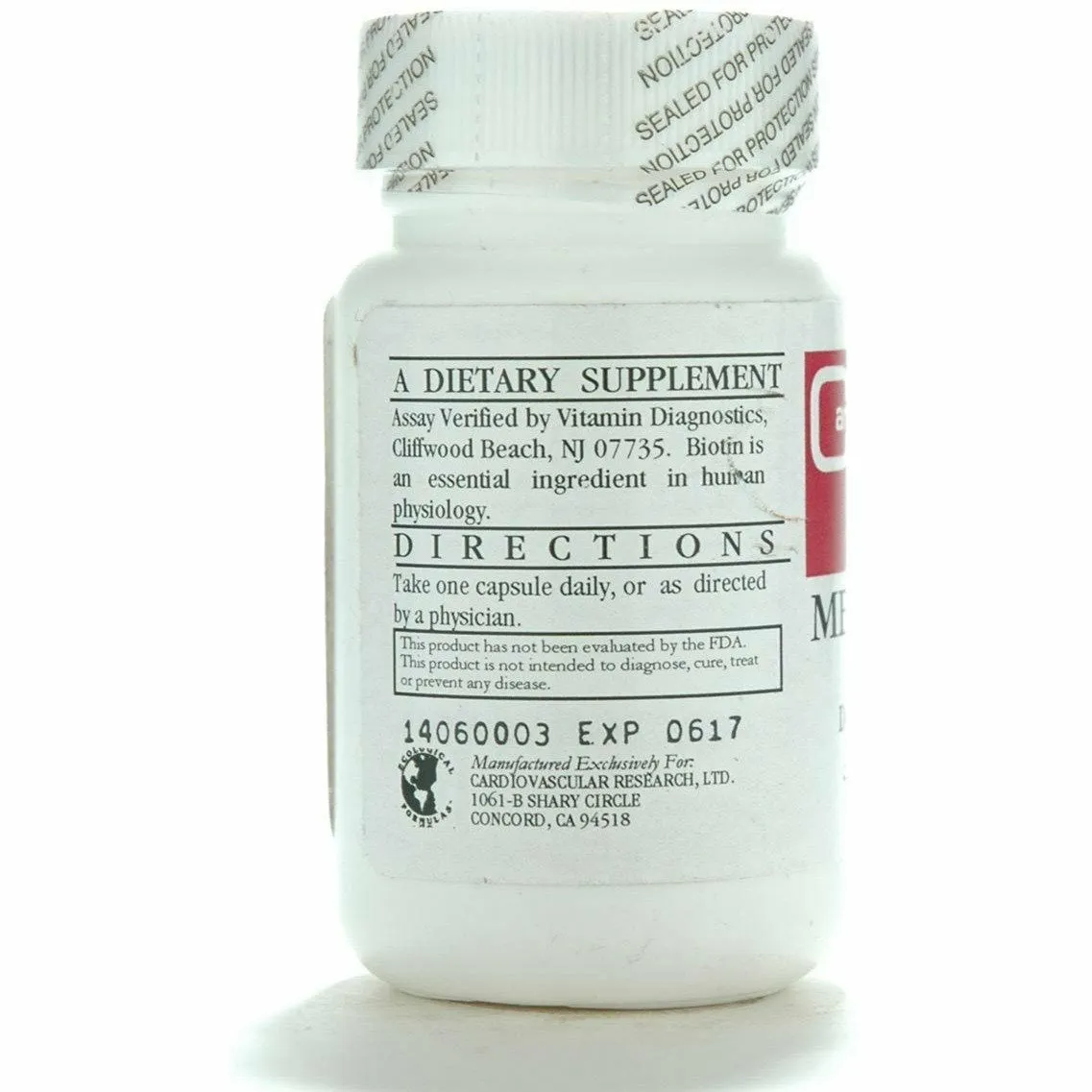 Megabiotin 7500 mcg 50 caps by Ecological Formulas