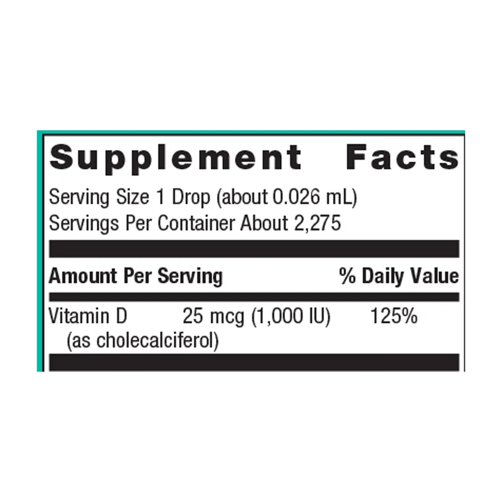 MetaKids Vitamin D3 Mint 2 oz by Metagenics