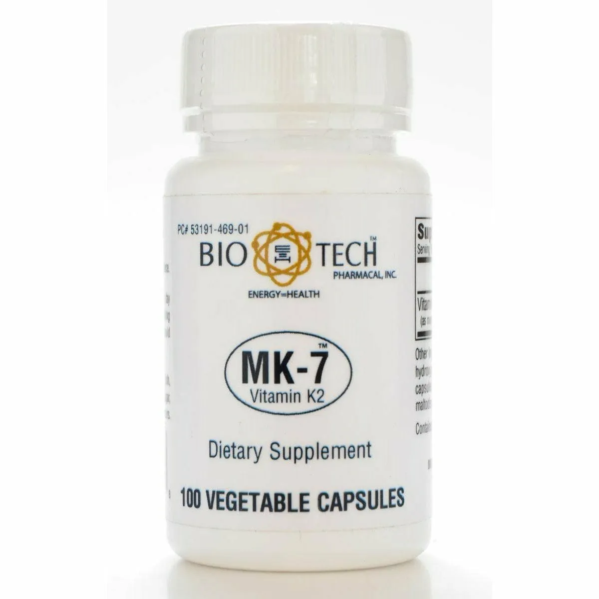 MK-7 (Vitamin K2) 150 mcg 100 caps by Bio-Tech