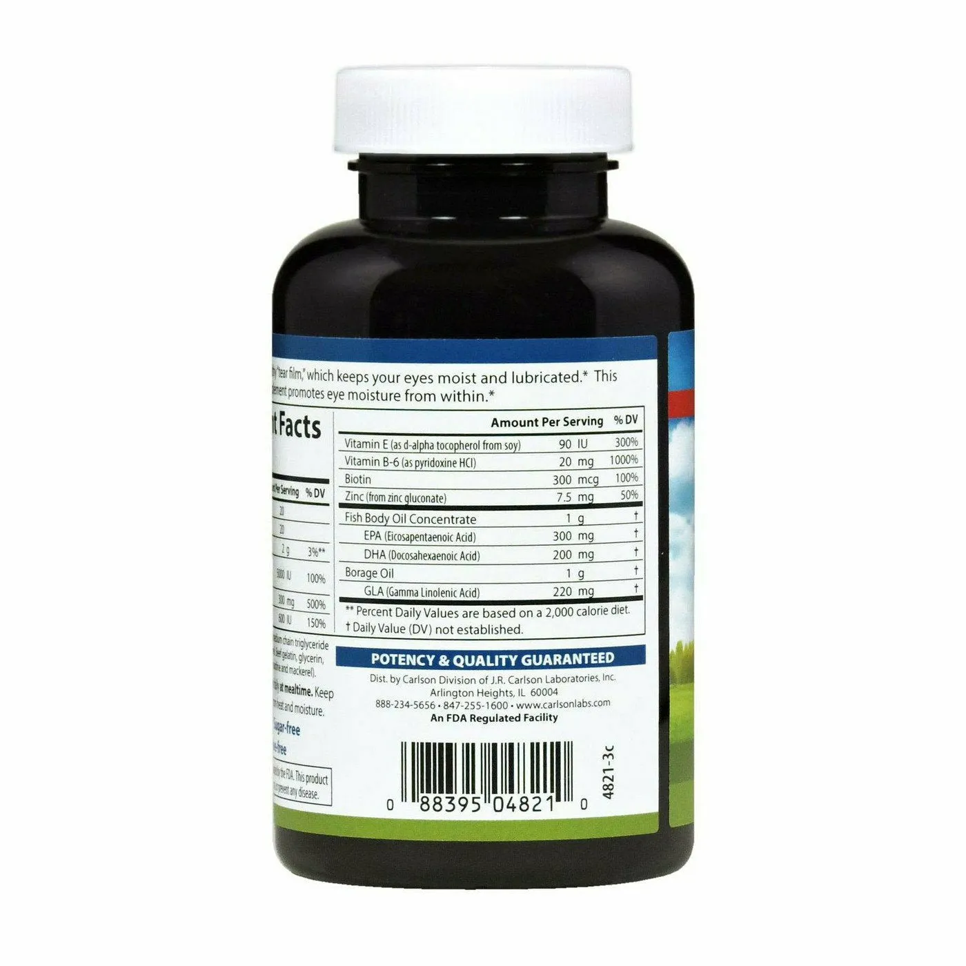 Moistur-Eyes 90 gels by Carlson Labs