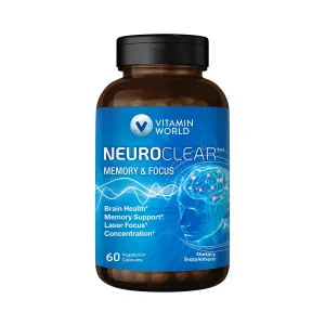 NeuroClear Memory & Focus 60 caps by Vitamin World