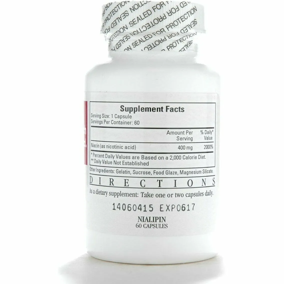 Nialipin 400mg (Time Release) 60 caps by Ecological Formulas