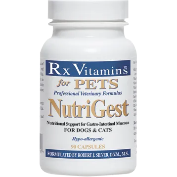 NutriGest for Dogs & Cats 90 capsules by Rx Vitamins (for Pets)