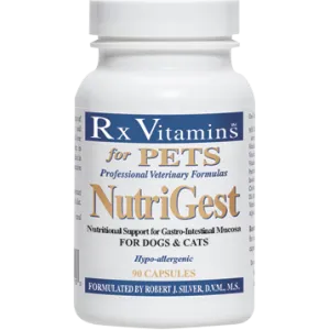 NutriGest for Dogs & Cats 90 capsules by Rx Vitamins (for Pets)