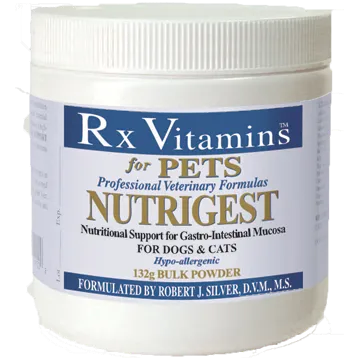 NutriGest for Dogs & Cats Powder 132 gms by Rx Vitamins (for Pets)