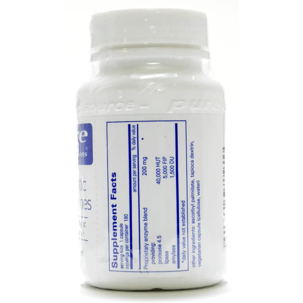 Pancreatic VegEnzymes 180 vcaps by Pure Encapsulations