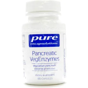 Pancreatic VegEnzymes 180 vcaps by Pure Encapsulations