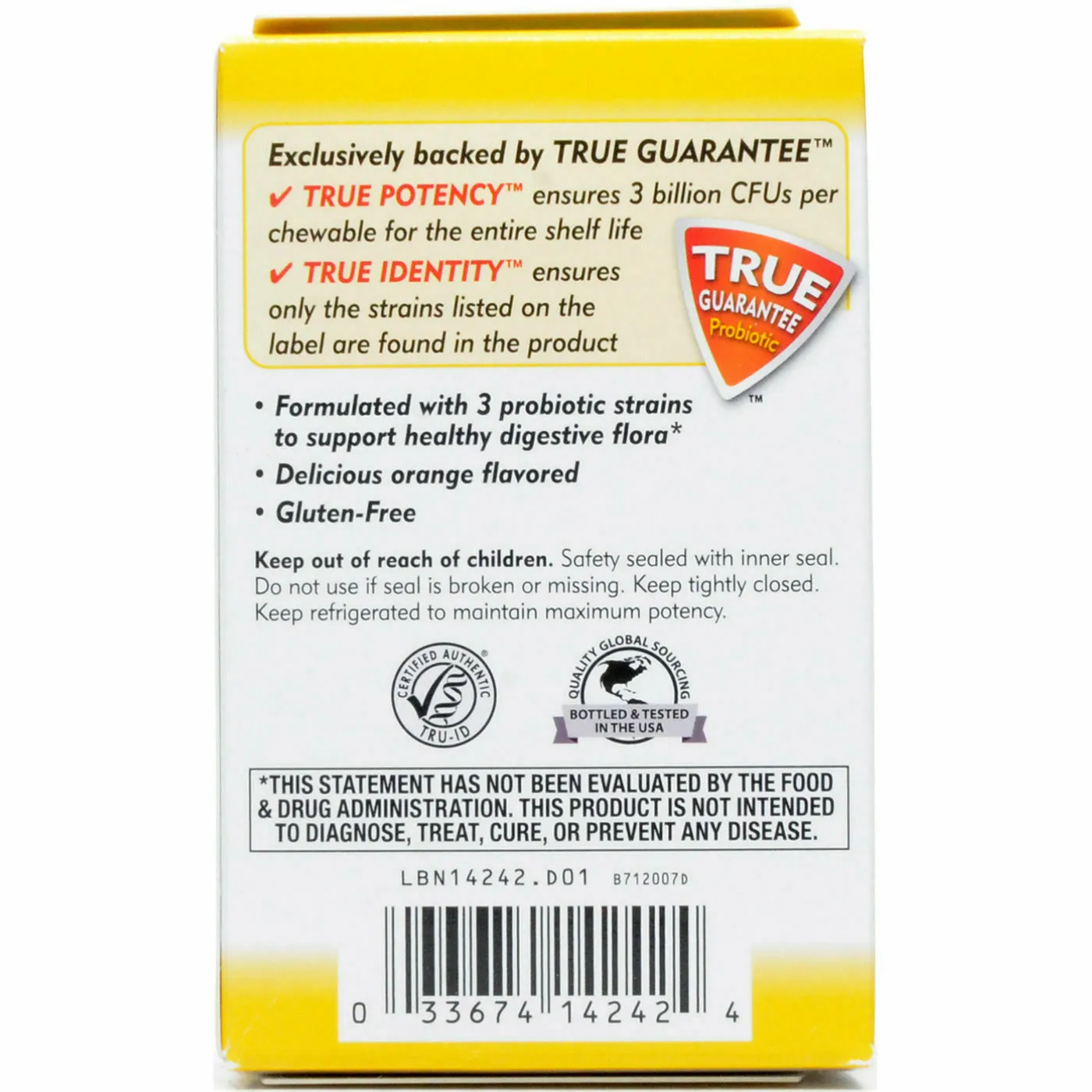 Primadophilus Kids Probiotic Orange 30 chewable tablets by Nature's Way