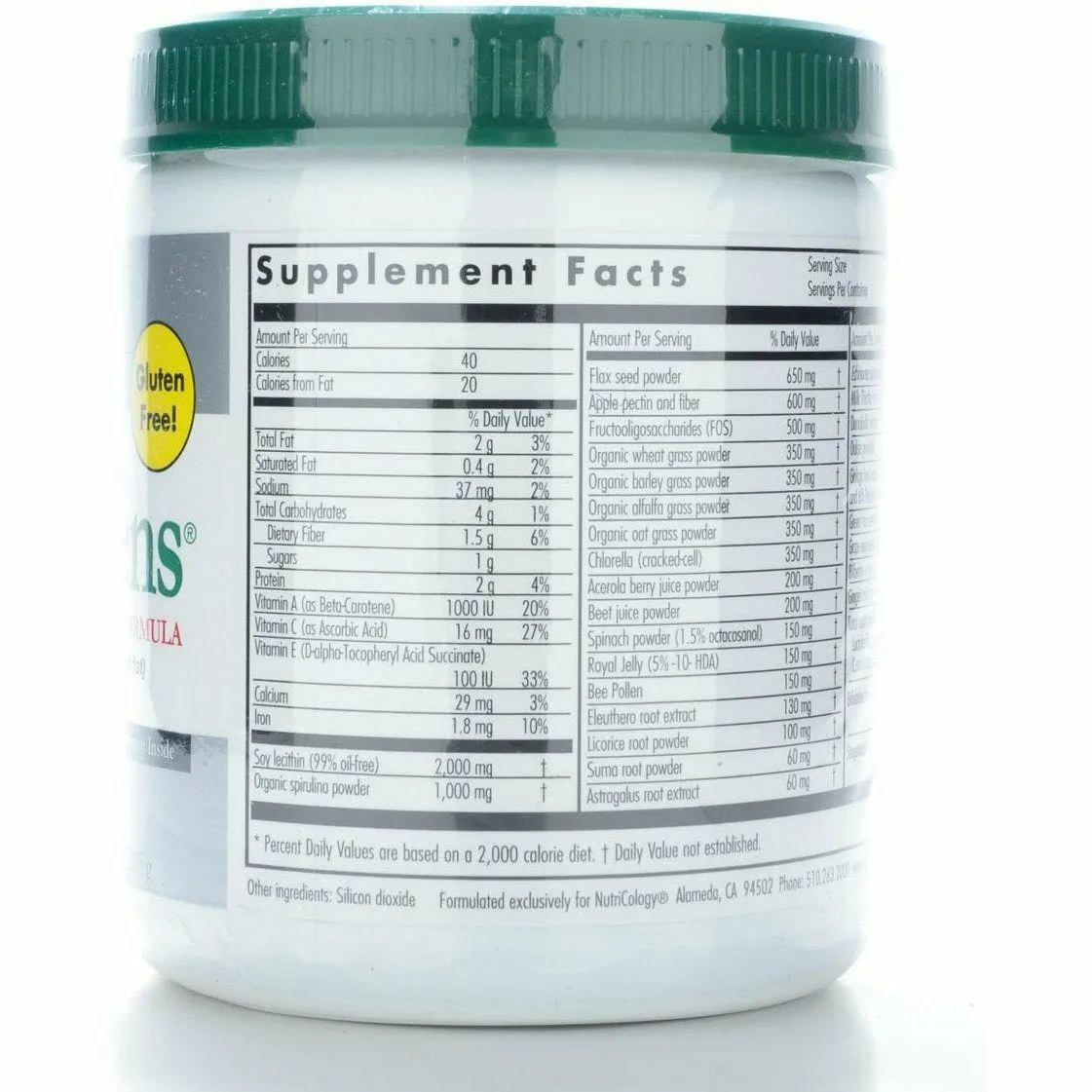 ProGreens Powder 9.27 oz by NutriCology