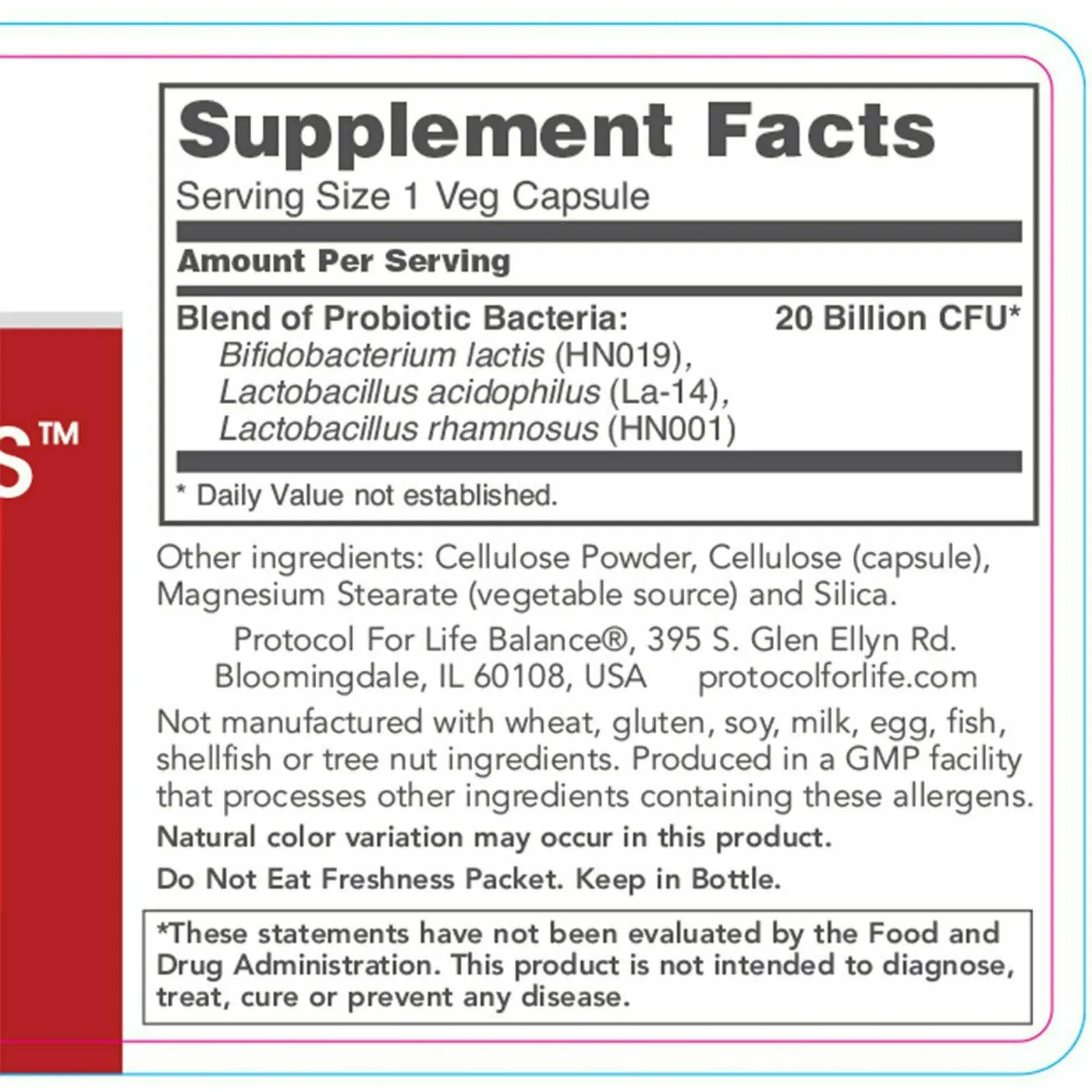 Protodophilus Woman 50 caps by Protocol For Life Balance