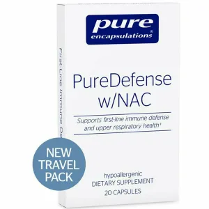 PureDefense w/NAC (travel pack) 20 caps by Pure Encapsulations