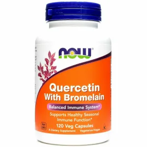Quercetin with Bromelain 120 vcaps by NOW