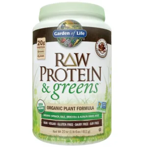 RAW Protein & Greens Chocolate 21.51 oz by Garden Of Life