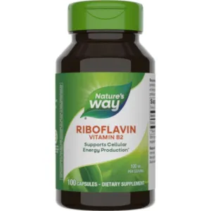 Riboflavin 100 mg 100 caps by Nature's Way