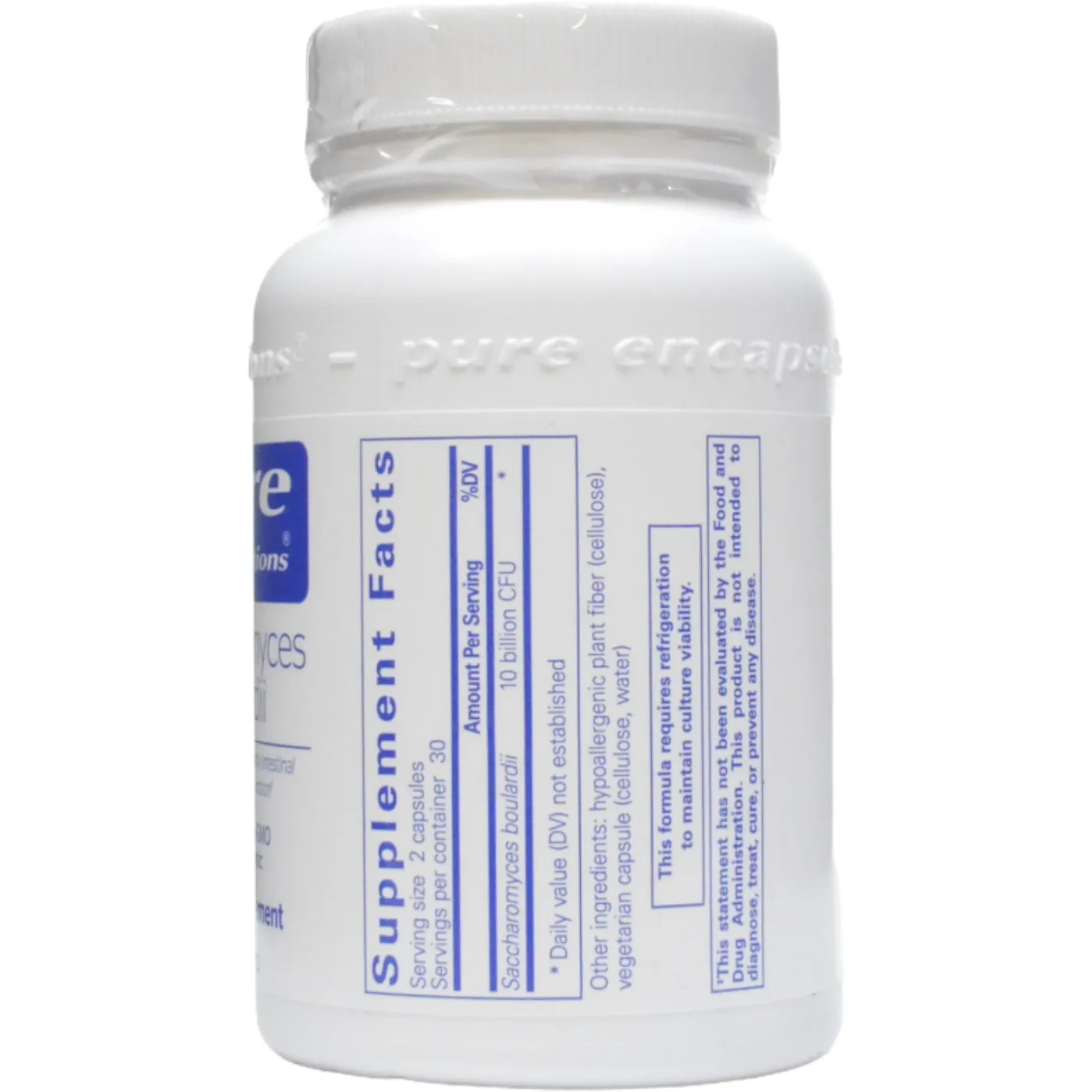Saccharomyces boulardii 60 vcaps by Pure Encapsulations