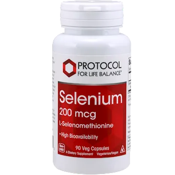 Selenium 200 mcg 90 vcaps by Protocol For Life Balance