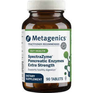 SpectraZyme Pancreatic Enzymes Extra Strength 90 Tablets by Metagenics