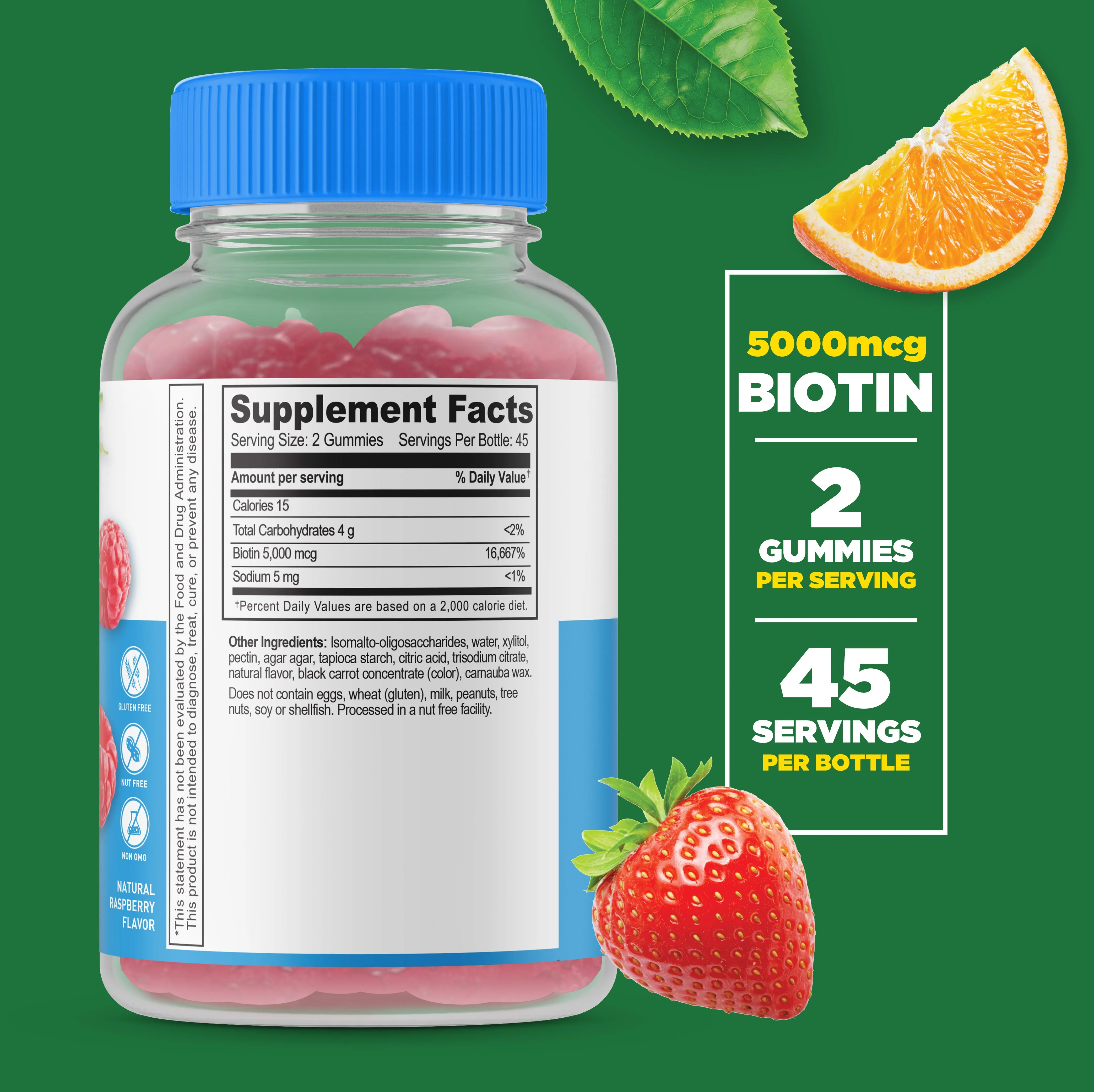 Sugar Free Biotin Gummies