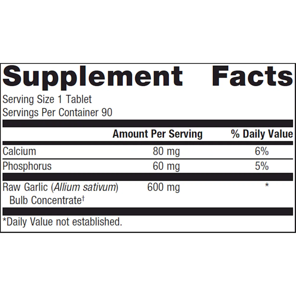 SuperGarlic 6000 mcg 90 Tablets by Metagenics