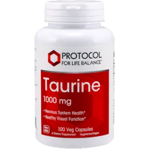 Taurine Extra Strength 1000 mg 100 caps by Protocol For Life Balance