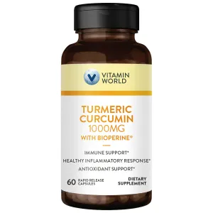 Turmeric Curcumin 1000 mg with Bioperine by Vitamin World