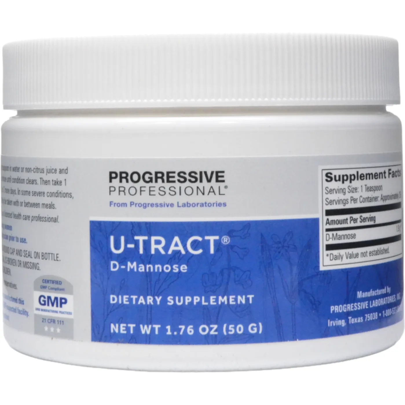 U-Tract (D-Mannose) 50 gms by Progressive Labs