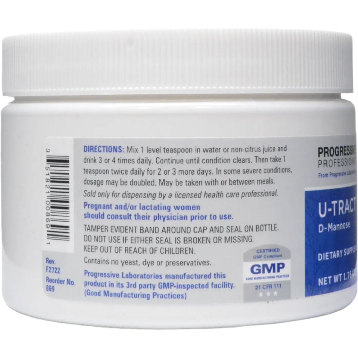 U-Tract (D-Mannose) 50 gms by Progressive Labs