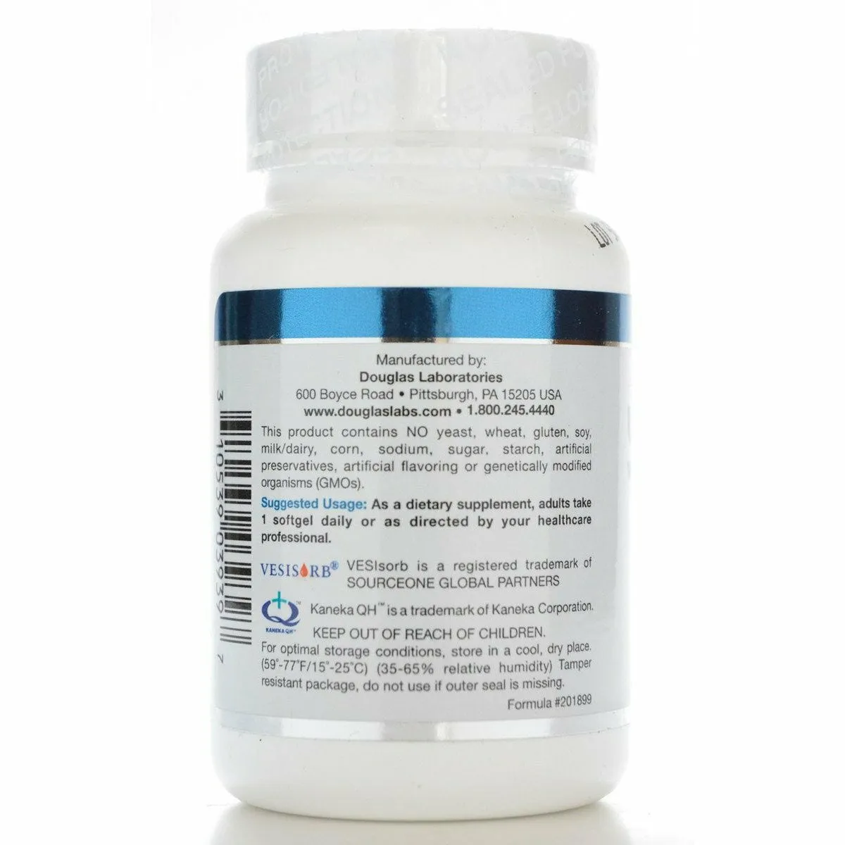 Ubiquinol-QH 60 caps by Douglas Labs